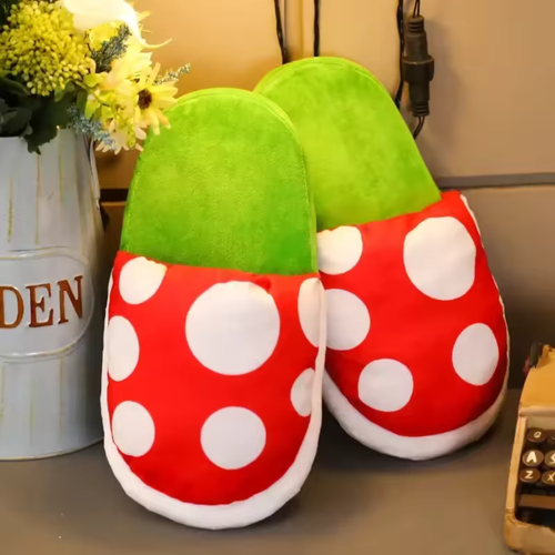 Las pantuflas más divertidas del Reino Champiñoñ 🍄